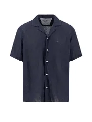 Leinenhemd dunkelblau XL herren