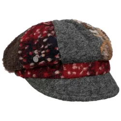 Cosiella Patchwork Newsboy Cap by - mixed colours - Damen - Size: One Size