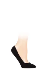 Women's 1 Pair Midi Step Shoe Liners Black 7-8 Ladies - Black - Size: Small