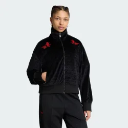 Womens Arsenal Fc Places+faces Track Top - Black - Size X-Small