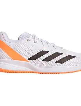 Courtflash Speed 2 All Court Shoes Ftwr White / Core Black / Lucid Orange UK 7.5 - Adidas - FashionsVida