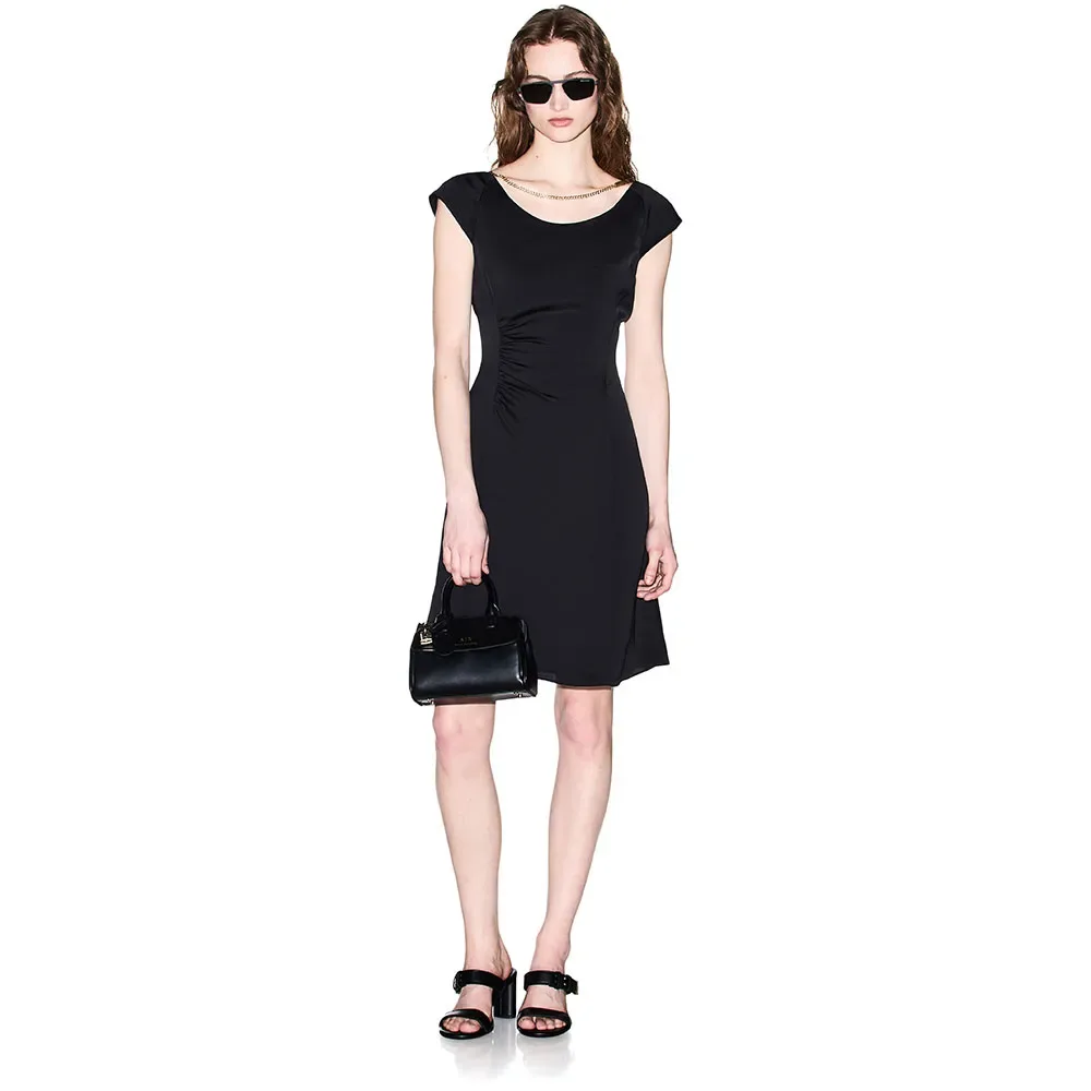 Exchange Vestito Xw002301_af21553 Black 38 - Armani - FashionsVida