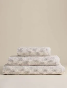 Pure Soft Cotton Rice Weave Towel Linen - M&S - FashionsVida