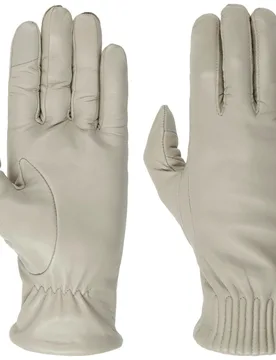 Arizona Touch Leather Gloves by - light grey - Damen - Size: 6 1/2 HS - roeckl - FashionsVida