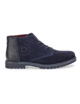 Scarpe Stringate Alte Blu Con Tomaia In Pelle 321AOJ301432 44 - Bugatti - FashionsVida