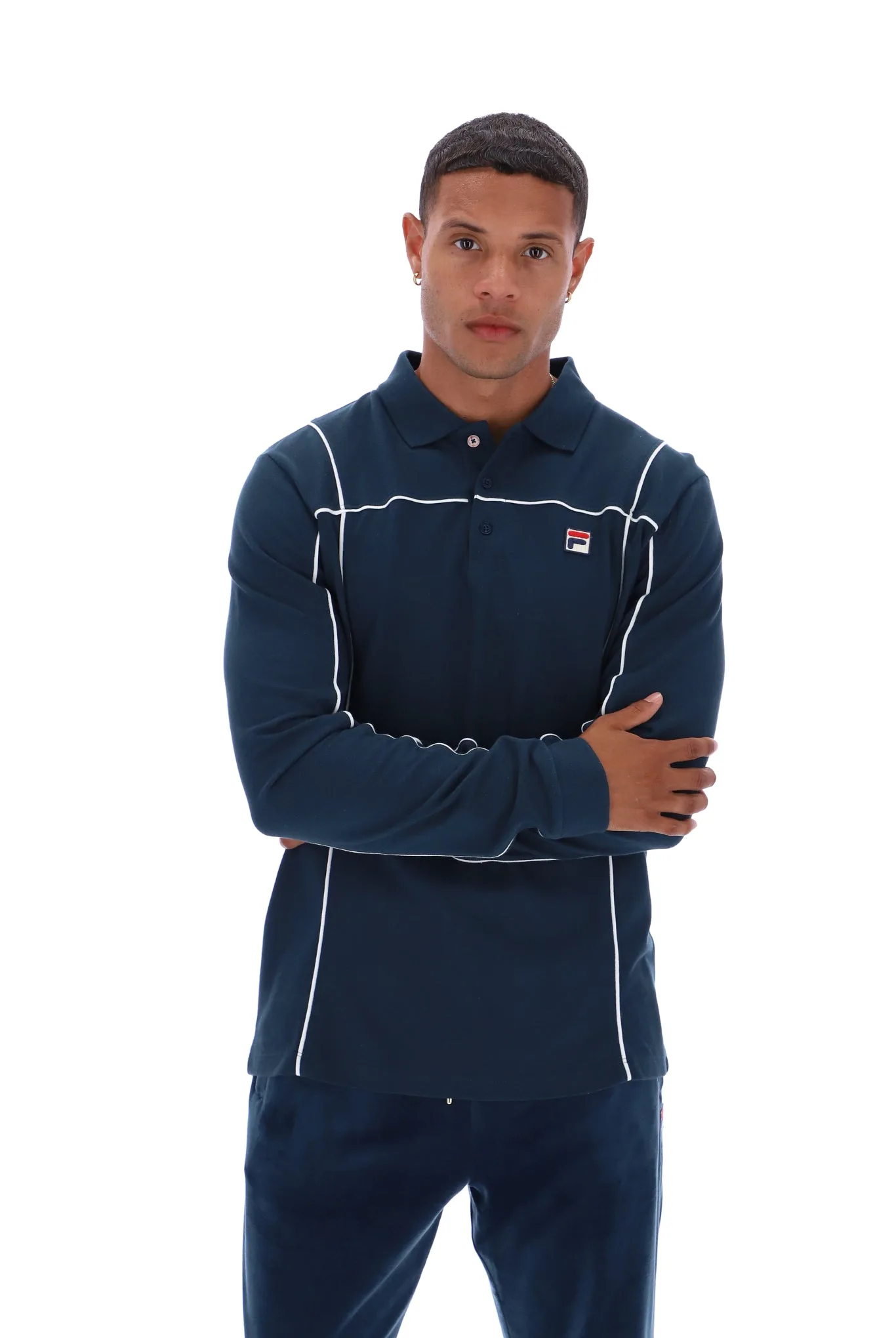Talon Terrinda Long Sleeved Polo - XS - FILA - FashionsVida