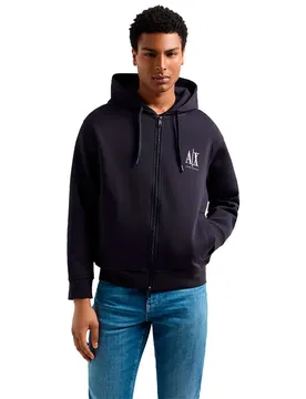Exchange Felpa Con Zip Xm000371_af10818 Deep Navy L