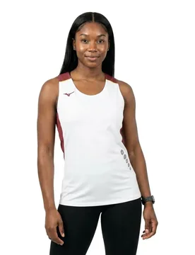 Maglietta Senza Maniche Premium Jpn White / Red M - Mizuno - FashionsVida