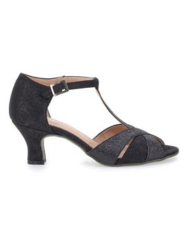 Scarpe da ballo nere con cinturino 4724 38