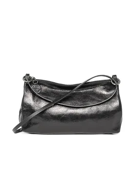 Ledertasche - Umhängetasche ORNAMENT Ed. 2 schwarz damen - INA KENT - FashionsVida