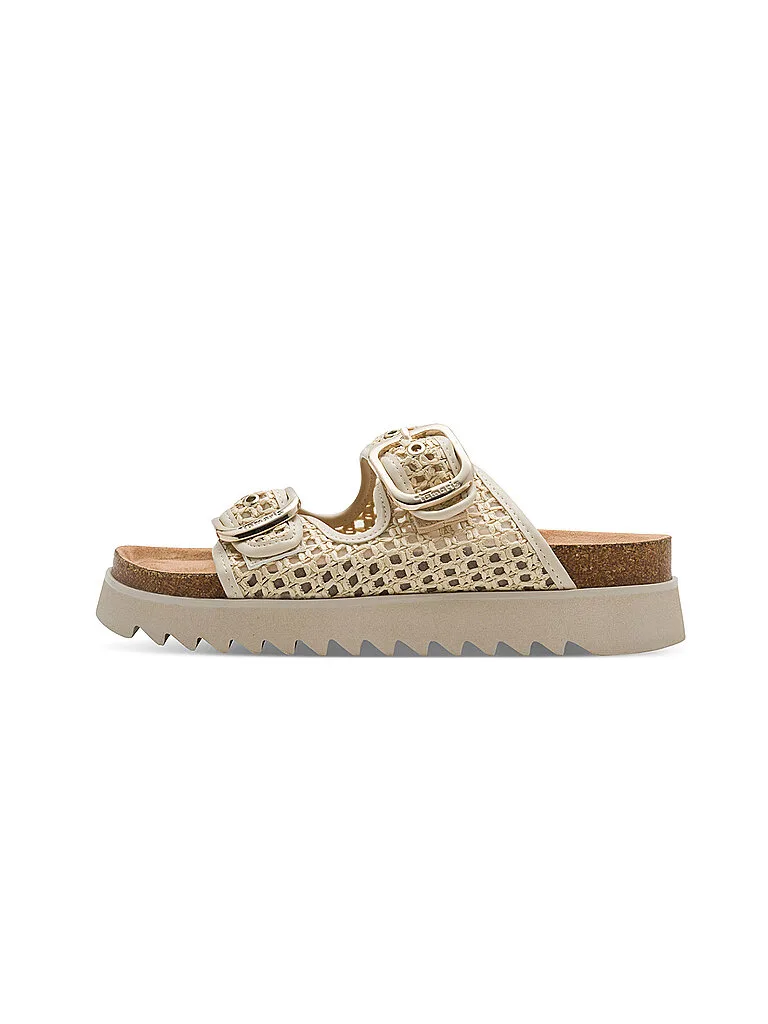 Tamaris Pantoletten beige 37 - Tamaris - FashionsVida