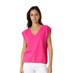 Pull Sans Manches Miria Neon Pink S