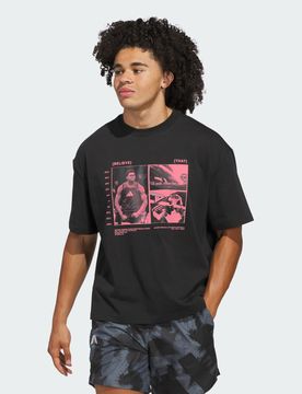 T-shirt di Anthony Edwards XL Black / Acid Red