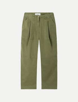 Barrel- Leg Hose October Grün 34/28