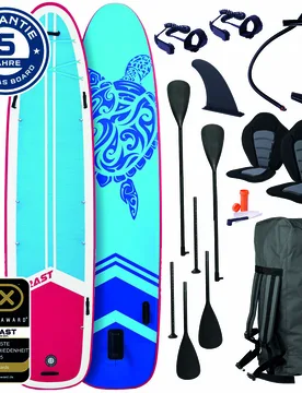 XXL SUP Board aufblasbar FAMILY TURTLE 370 - BRAST - FashionsVida