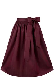 Dirndlschürze Annika (bordeaux, Gr. 3 (46-50)) von für Damen, Neue Kollektion, 75% Polyester, 25% Baumwolle