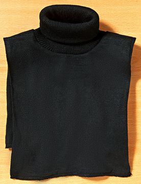 Pagen Rollkrageneinsatz schwarz