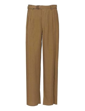 Pantaloni Sartoriali Con Pieghe