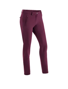 Pantalones de senderismo Helga Slim para mujer rojo oscuro 42 - Maier Sports - FashionsVida