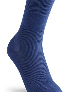 Extra Roomy Cotton‑rich Softhold® Seam‑free Socks - Ultramarine - Size: S - Cosyfeet - FashionsVida