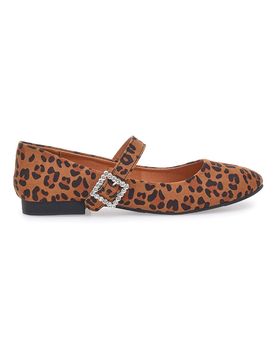 Ballerine animalier con cinturino gioiello IDEA2285 37