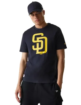 T-shirt à Manches Courtes Mlb Regular San Diego Padres Navy 2XL Homme - New era - FashionsVida