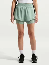 One 2 in 1 Relaxed Shorts Light Green female