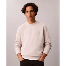Sudadera Hombre terry con logo en parche