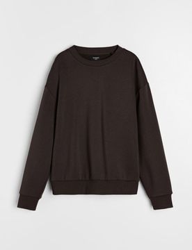 Felpa basic - marrone polveroso