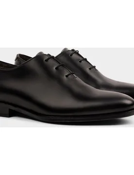 Zapatos oxford enterizo de hombre de piel ancho especial - Glent - FashionsVida