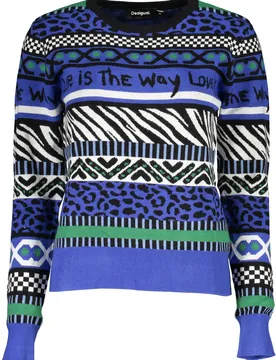 Damen PULLOVER Blau 23WWJF48_BL5000