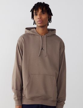 Hoodie Centered Logo Dri-fit gris/noir m