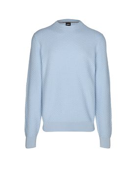 Pullover H-IMPERTO azul claro S