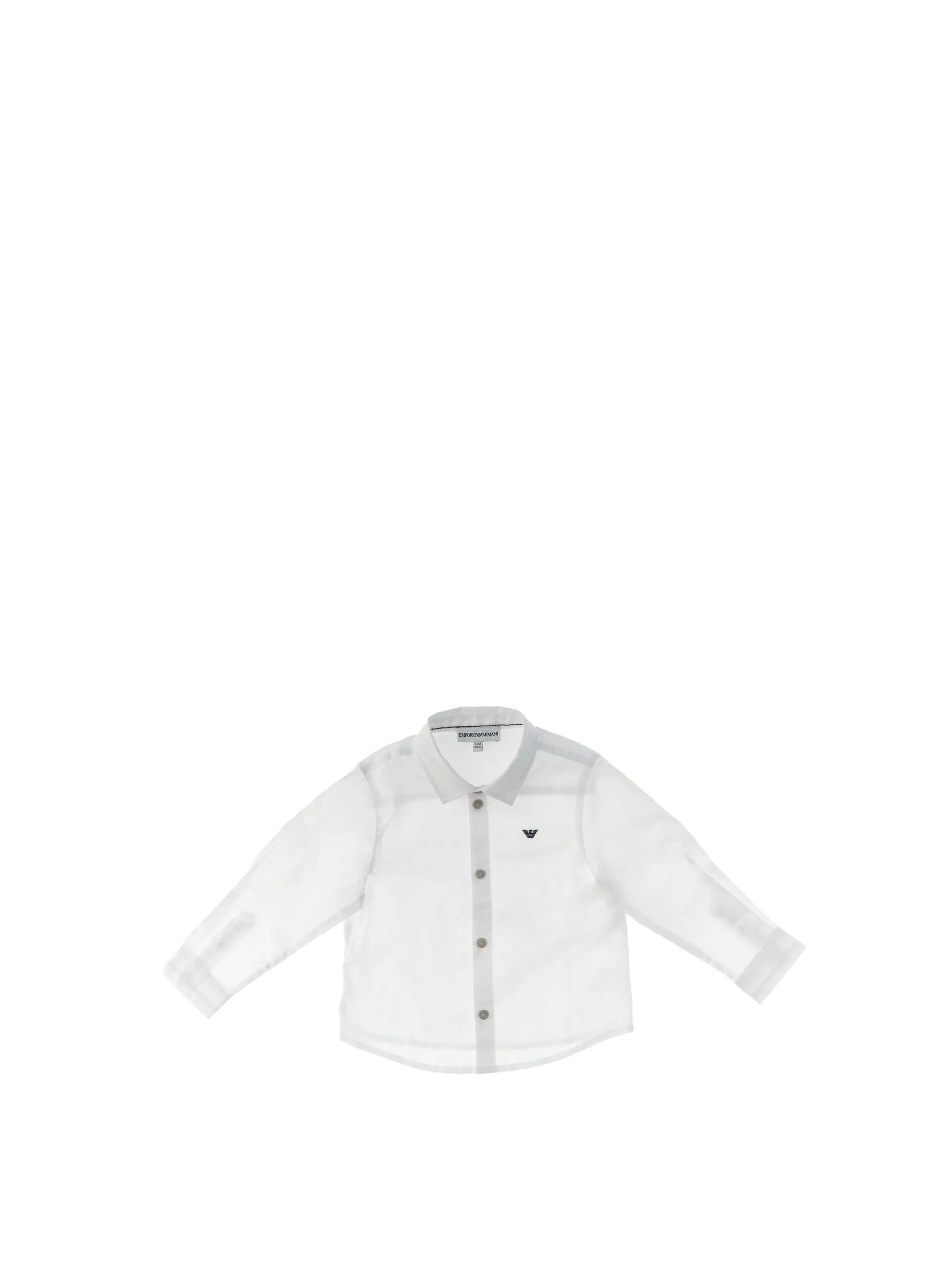 Camicia in cotone BABY BIANCO 24M - Armani - FashionsVida