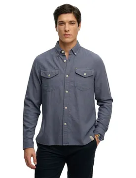 Chemise à Manches Longues Merchant Lite Flint Blue XL