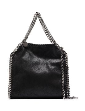 Elegant Button-Closure Mini Bag with Diamond Cut-Chain - W 27 x H 24 x D 10 cm
