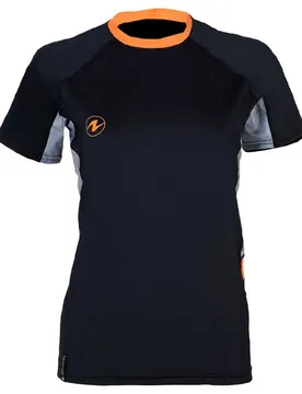 Rash Guard Manches Courtes Lf Black / Grey XL