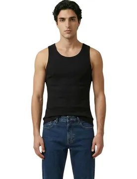 Herren Tank-Tops Schwarz 509220