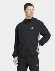 Mens GIACCA DA ALLENAMENTO TECH APPAREL COLOUR BLOCK - Nero, nero nero Uomo taglia 3XL