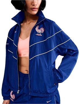 Francia mujer sudadera entrenamiento fútbol Azul (L)