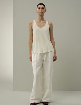 Canotta Jersey Seta Breeze Bianca XS: Elegante e Traspirante per Comfort Quotidiano