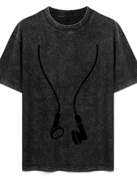 Old School Classic Earphones Headphones Black T-Shirt Sporty Breathable Short Sleeve T-Shirt - Aliexpress - FashionsVida