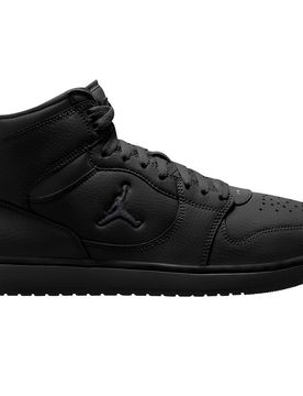 Jordan court connect mid zapatilla moda hombre Negro (45,5)