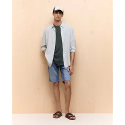 Bermuda de hombre 5 bolsillos knit denim