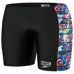Marvel Avengers Swimming Boxer Black / Neon Blue / Lava Red 13-14 Years Boys