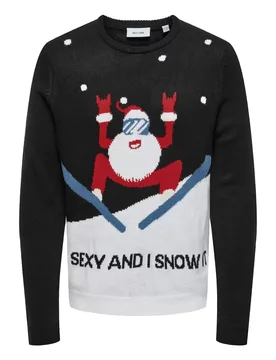 ONXMA REG 5 PLACEMENT CREW KNIT male - S - FashionsVida