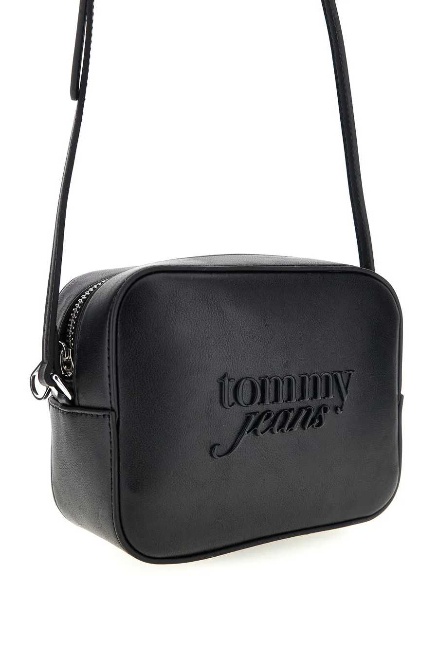 Borsa a Tracolla Nera con Logo in Rilievo Tommy Jeans 18451 - Tommy hilfiger - FashionsVida