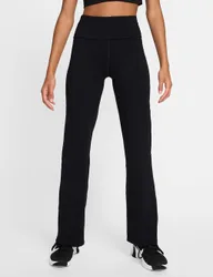 One Dri-Fit Fold-Over High Waisted Trousers Black female