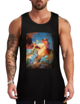Dragon and the Unicorn Battle Tank Top Workwear Tank Top Durable Sleeveless Casual Shirt - Aliexpress - FashionsVida
