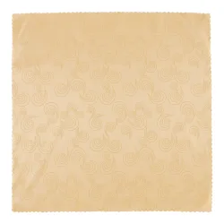 Tischdecke "Spirale", 80x80 cm gelb
